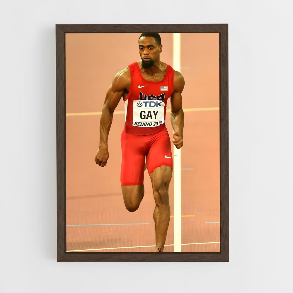 Poster Runway Rouge – affiche Athlétisme (vue 5)